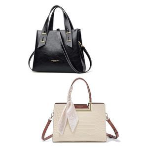 Women'S Pu Textured Bow Top Handle Satchel Bags Flap Strap Handbags